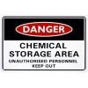 CHEMICAL STORAGE SIGNS